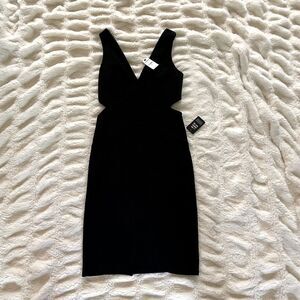 NWT Express Seamed Side Cut-Out Bodycon Dress